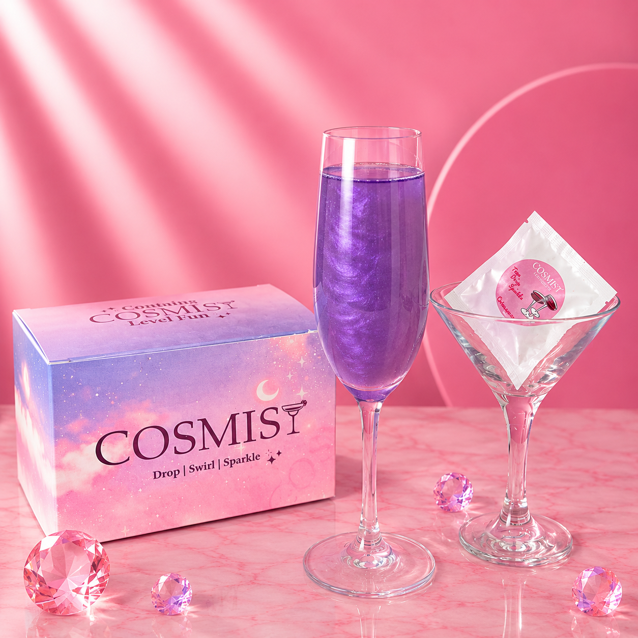 Cosmist Sparkle Bombs — Violet Nebula (Purple)
