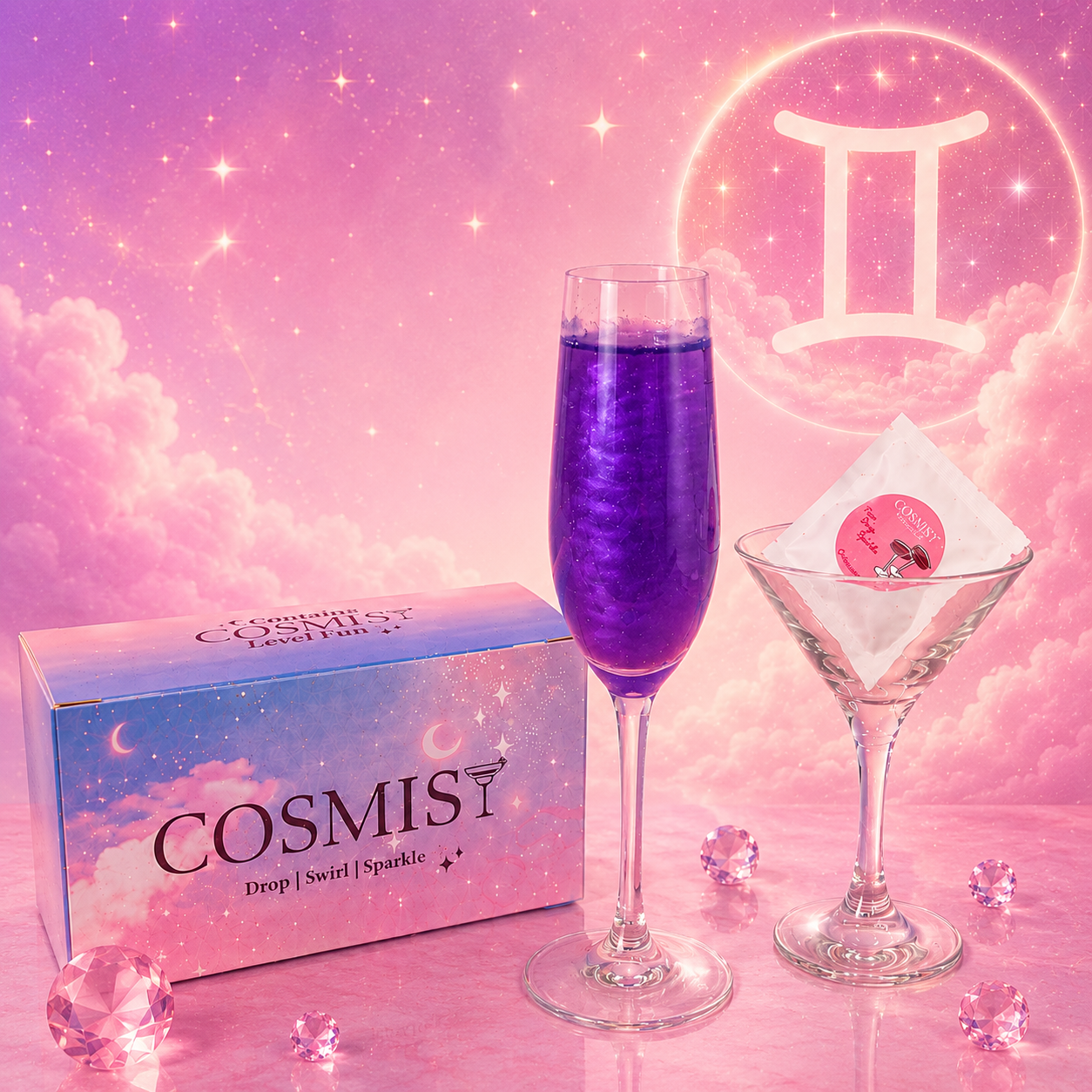 Cosmist Sparkle Bombs — Violet Nebula (Gemini Special)