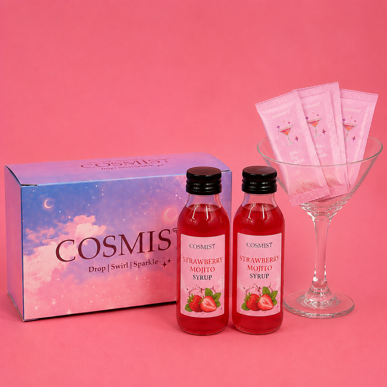 Strawberryl Mojito DIY Drink kit - 5 Drinks