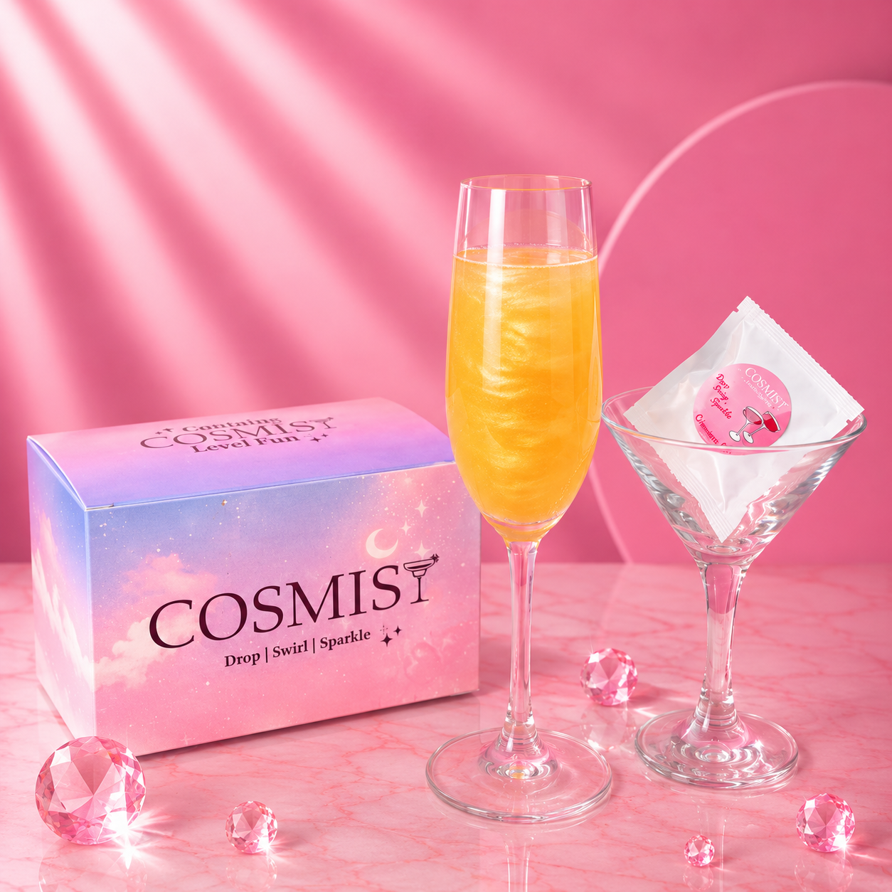 Cosmist Sparkle Bombs — Sunburst (Gold)